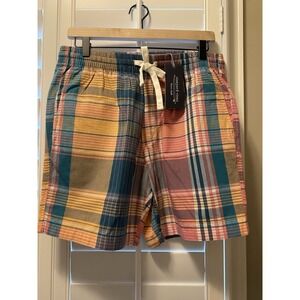 Vineyard‎ Vines New $89 Men's Madras Shorts Cayman Plaid 7" Small 30" Waist